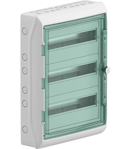 Boîte à Fusibles Encastrable Pré-câblée Hager - 3 Rangées VA36CN, Avec Fusibles Et Répartiteur, Montage Apparent Possible