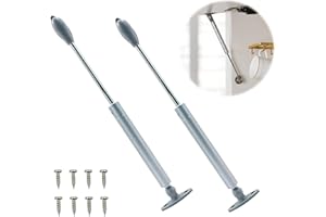 MIMZEMAMZ Molla a Gas per Mobili - 100N Pistoni per Ante Cucina, Martinetto Pneumatico, Pistoncini Cerniera, Armadio Lunghezza 275 mm, 2 Pezzi