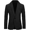 Allthemen Mens Casual Suit Jackets Slim Fit Blazer One Button Suits Coat Solid Casual Jacket Tops