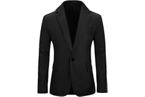 Allthemen Mens Casual Suit Jackets Slim Fit Blazer One Button Suits Coat Solid Casual Jacket Tops