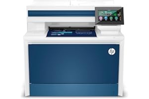 HP Color Laserjet Pro 4302fdw, 5HH64F, Imprimante Multifonction A4, Impression, numérisation et Copie Recto/Verso, 33 ppm, N/B et Couleur, USB, Wi-FI, Ethernet, Fax, Écran Tactile, Bleue et Blanche