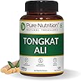 Pure Nutrition Organic Tongkat Ali 1000mg | 120 Veg Capsules | Supports Male Wellness | Boosts Energy, Immunity & Stamina | Enhances Stress Tolerance | Natural Herbal Supplement | Gluten-Free