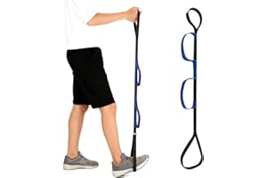 FunnAura Leg Lifter Mobility Aid for Bed, Hip Replacement Recovery Aids (Blue)
