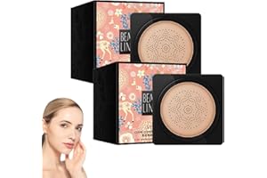 REJCKIMS Wonderninelife Beauty Cream, Whalegrass Air Cushion Cc Cream, Beauty Cream Base, Water Feeling Flawless BB Cream Moisturizing Oil Control (2PCS-Nature)