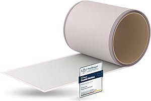 Flickly® Patchs de réparation autocollants | camions, remorques, tentes, auvents, camping, parasols, piscine | disponibles en plusieurs couleurs | 2,5m x 10cm | Gris clair (7035)