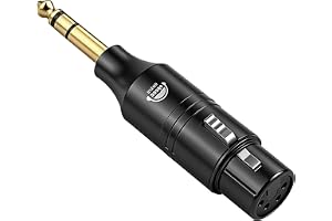OKCSC 6.35mm to XLR Female Adapter,Suitable on HI-FI Headphone Amplifiers | Suitable on HI-FI Headphone Amplifiers, Delivering Lossless Sound Quality and High-Fidelity Audio Conversion