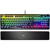 SteelSeries Apex 7 Mekanik Gaming Klavye, Oled Akıllı Ekran, Usb Doğrudan Bağlantı & Medya Kontrolleri, Kırmızı D&uuml;ğmeler, T&uuml;r