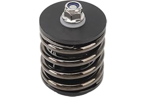 Tbest Folding Bike Rear Shock Absorber, Steel Engineering Plastics CNC Processing Bicycle Rear Spring Shock Absorber for Brompton