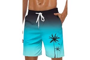 MARZXIN Swimming Shorts Men's Quick-Drying Swimming Trunks for Men with Mesh Lining Board Shorts Long Beach Shorts Breathable Swimming Trunks Boys Beach Volleyball Surfing S-3XL