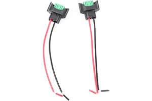 Prise de câblage adaptateur femelle, 2 pièces voiture moto adaptateur femelle prise de câblage Base support de lampe connecteur de câble faisceau de câbles pour H8 H11