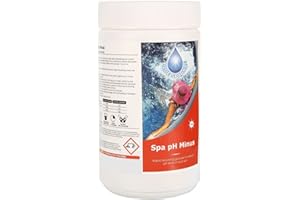 SHATCHI 1.5 Kg pH Minus Reducer Granules for Hot Tubs, Above Ground Pool, Paddling Pool Water pH Balancer Improve Water Quality, White