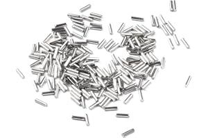 Zilimontt Magnetische Poliernadel, 1 kg Edelstahl-Trommel-Media-Pins, Polierstift, Edelstahl-Magnetpolierstift, Polierstifte für Tumbler-Polierer (1,2 × 5 mm)