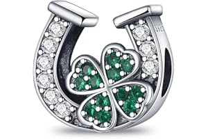 LONGLUCK 925 Sterling Silver Mickey Minnie Charms Colgante Estrella Cósmica Para collares y pulseras Pandora Joyería de mujer