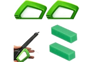 XoeLLe Pack of 2 Windshield Wiper Trimmers, Windshield Wiper Cutter Sharpener Windshield Wiper Re-Cutter for Car, Car Windshield Wiper Repair Tool With Sponges Cleaning Cloths