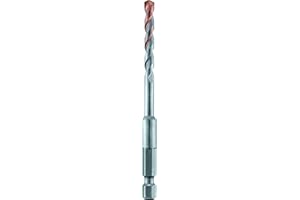 Alpen 25200500100"Profi" Tungsten Carbide Roof Tile Drill Bit with 1/4-Inch Hexagonal Shank, Silver, 5 mm