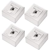 deleyCON 4x CAT 6a Universal Network Socket - 1x RJ45 Port - Shielded - Surface or Flush - 10 Gigabit Ethernet Network - EIA/