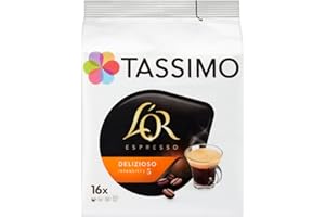 Kapsułki Tassimo L’OR Espresso Delizioso 16 kaw czarnych, rozmiar S
