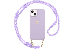 Pnakqil Handykette Perlen Hülle für Honor 90 Lite 5G 6,7", Universale Handy Kette Chain Perlenkette, Bunte Handy Lanyard Handyhülle Anhänger Telefon Kette Handgelenkschlaufe Schlüsselbund, 2