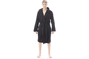 Toro Rocco Bath Robe Men's Hooded Towelling Dressing Gown 100% Cotton Terry Towel Gowns Robes Bathrobe For Men Hotel Holiday