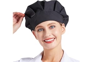 Nanxson unisex 3 pezzi cappello da cuoco cappello da cucina regolabile cappello antipolvere cappello da lavoro CF9083