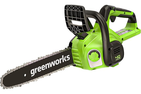 Greenworks G40CS30II Tronçonneuse à Batterie, Longueur Guide-Chaîne 12-Pouces (30 cm), Vitesse 4,2 m/s, 2,6 kg, Graisseur Automatique, SANS Batterie 40V Ni Chargeur, Garantie 3 Ans