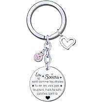 Porte-clés Cadeau Pour Frère - Gravure Personnalisée, Acier Inoxydable, Pendentif Trèfle à Quatre Feuilles - Pour Anniversaire, Noël, Fête Des Pères