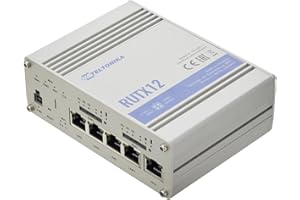 Teltonika RUTX12 Wireless Router Gigabit Ethernet Dual-Band (2.4 GHz / 5 GHz) 3G 4G Silver