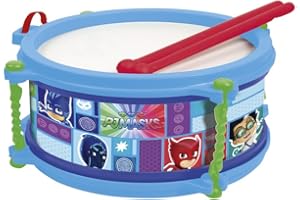 CLAUDIO REIG- PJ Masks PJMasks Tamburo in Custodia, Multicolore, 16 cm, 2870.0