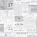 Produktbild BHF 2604-21266 Gazette Zeitungsprint Tapete Vintage - Grau