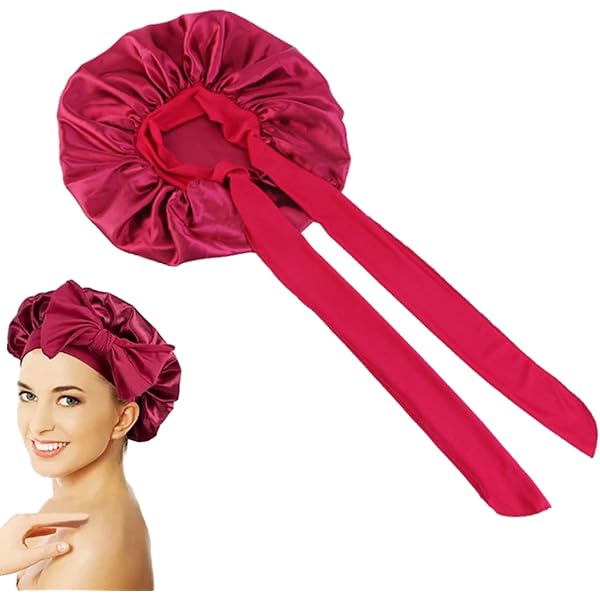 LIMEOW Seidenhaube Set – 4 Stück Satin Bonnets Für Kinder & Teenager – Schlaf- Und Duschhaube Mit Einhorn-Design