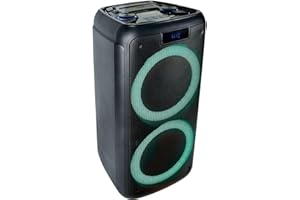 IBIZA SOUND & LIGHT Ibiza FREESOUND400 AKKU AKTIV Lautsprecher Box 400W LED Bluetooth USB Micro-SD UND Fernbedienung Party Disco Musik DJ Event BÜHNE BESCHALLUNGSANLAGE Soundsystem