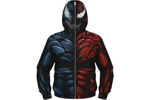 Silver Basic Felpa con Zip Super Hero Cosplay Bambino Custume in Carnevale e Feste