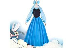 Cloudy Elegante la pequeña Sirena Cosplay Ariel Disfraz Adultos Azul Princesa Vestido para Mujeres Fiesta de Halloween Sexy fantasía Baile