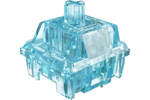 Akko CS Crytal Blue Switches, mechanisch, 3-Pin, Linear, MX-Stem, 40 g - 45 Pieces