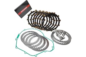 BIGLKNM Clutch Kit Friction Plates & Heavy Duty Springs Gasket for Versys 650 KLE650 2007-2020 Ninja 650 650R EX650 2006-2016 Vulcan S 650 EN650 2015-2020