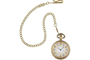 WIDMANN 10025 – mekaniskt fickur med kedja, tillbehör, retro, Steampunk, smycken, karneval, temafest