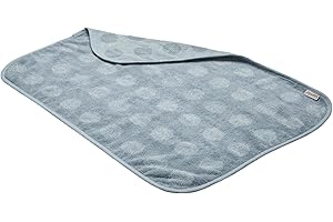 Leander Topper für Wickelauflage Blau - 100% Bio Baumwollfrottee - Ultraweich - Ideal für die Matty Wickelunterlage - Wärmt & Trocknet