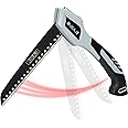 AIRAJ Folding Saw, Folding Pruning Saw with Safety Lock, 3D Coarse Teeth, SK5 High Carbon Steel Blade and Upgraded Non-Slip Handle, Pruning Saw for Garden, Outdoor, Camping, Jungle Craft