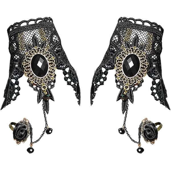 Steampunk Fingerlose Handschuhe Damen - Gothic Armband Handschuhe Mit Zifferblatt