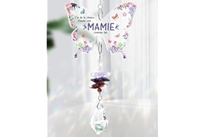 TheGiffter Cadeau Mamie, Attrape Soleil Cristal Cadeau Fete des Grand Mere, Cadeau Anniversaire Mamie, Cadeau Mamie Noel, Idee Original Cadeaux pour Meilleur Grand Mere Femme 1