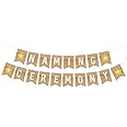 SVM CRAFT® Burlap Banner - Naming Ceremony Decorations & Party Favors