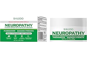 SHILEOO Neuropathy Massage Cream,60g Relieves Muscle and Joint Tiredness, Stimulates Nerve Recovery