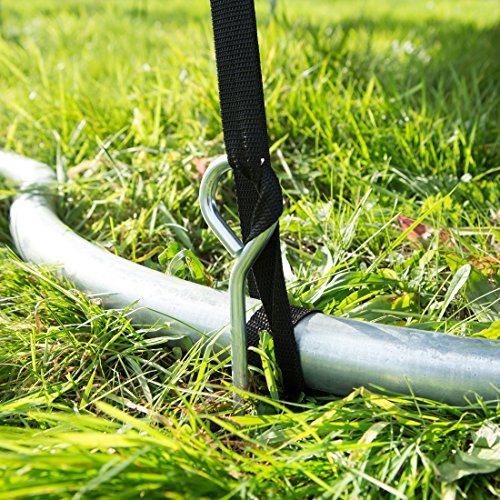 Ultrasport Trampolin Bodenverankerung, Spiral Bodenanker-Set für Trampoline, Schaukeln, Gartenhaus, Spielturm und vieles mehr - 5