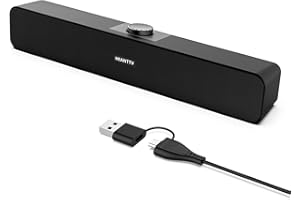 HEANTTV PC Speaker, Bluetooth-Lautsprecher, USB Speaker, PC Soundbar, Desktop Speaker, with Type-C and Horn Sound Quality Upgrade, Computer Speaker, Laptop, Tablet, Smartphone
