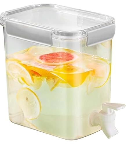 3,7-7,5L Kunststoff Wasserspender Mit Hahn - Für Kühlschrank & Getränke