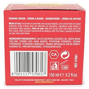 Cella Crema Da Barba Shaving Cream/Soap (150 g) - Image 3