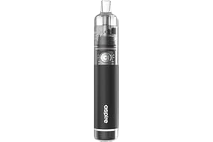 Aspire Cyber G Sigaretta Elettronica a Penna per Svapo di Guancia Senza Nicotina - Pod Mod Kit Trasparente con Circuiti a Vista, Led Colorati e Ricarica Rapida USB-C 1A (BLACK)