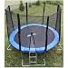 Produktbild Trampolin 3.05m Durchmesser mit Sicherheitsnetz Gartentrampolin 60 Federn feuerverzinkt Sport&Freizeit