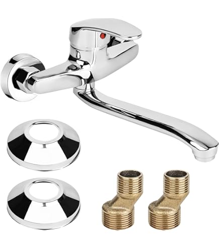 Bower Dual-Lever Traditional Kitchen Tap With Pull-Out Rinse In - View #9