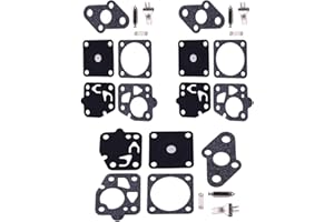 Gubeter 3X Kit di ricostruzione Riparazione carburatore, per Parte Motore Trimmer Kawasaki Tg20 Tg24 Tg25 Tg33 Td24 Td25 Td33, /